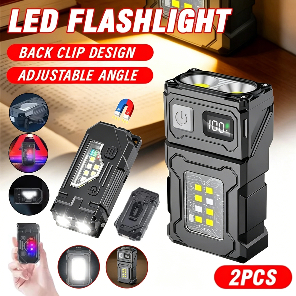 Outdoor Adventure Trips - Mini USB Recharge LED Flashlight Tail