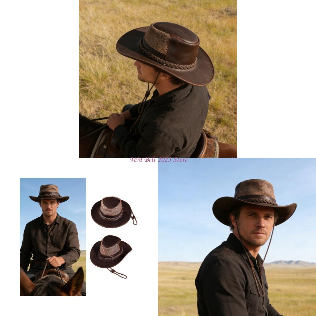 Outdoor Adventure Festival - 49ME Fashionable Cowboy Hats Breathable and