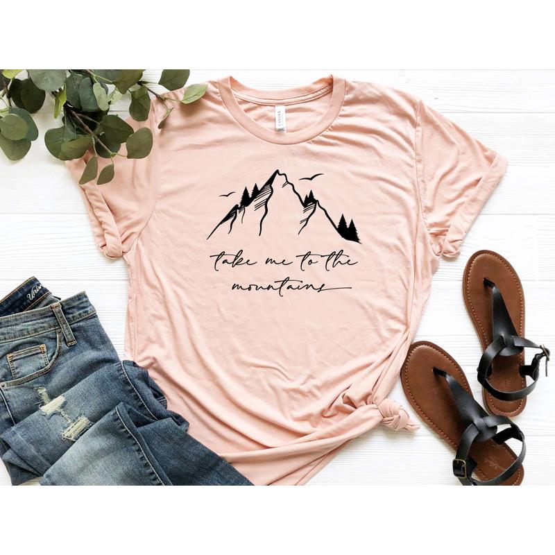 Outdoor Adventure Vacations - Mountains T Shirt Adventure Camping Vacation