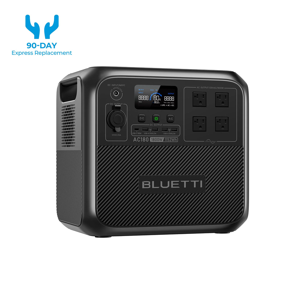 【RENEW】BLUETTI AC180 Solar Por - Outdoor Adventure Kit のレビューと価格