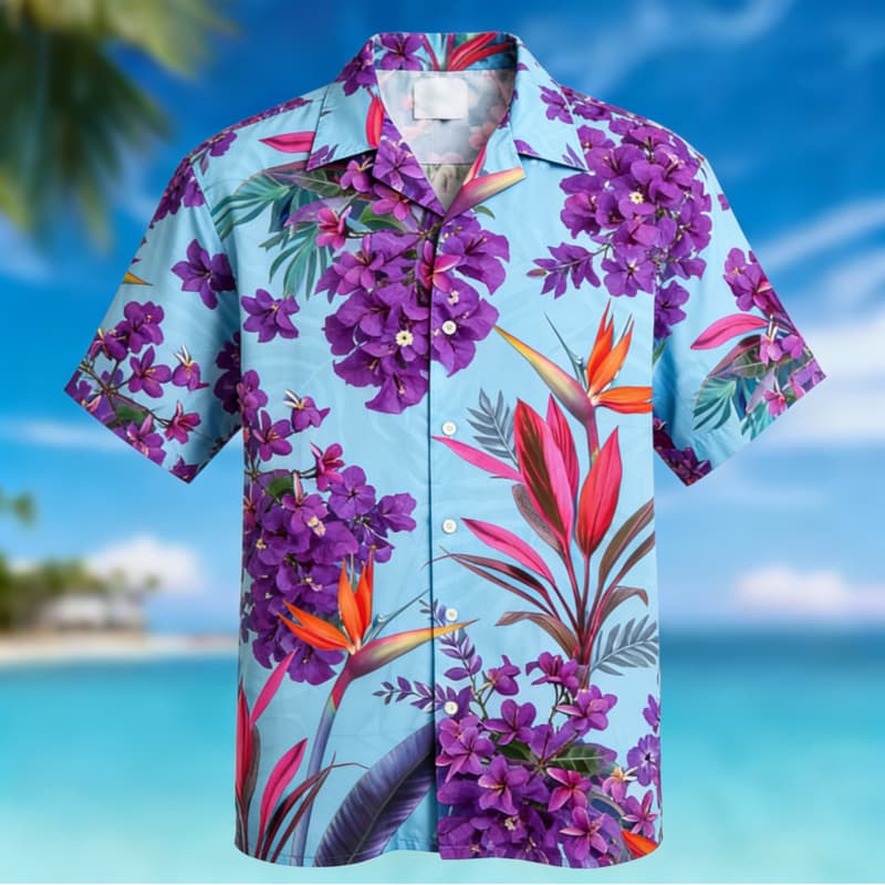 Men's Premium Hawaiian Floral  - Outdoor Adventure Vacations のレビューと価格