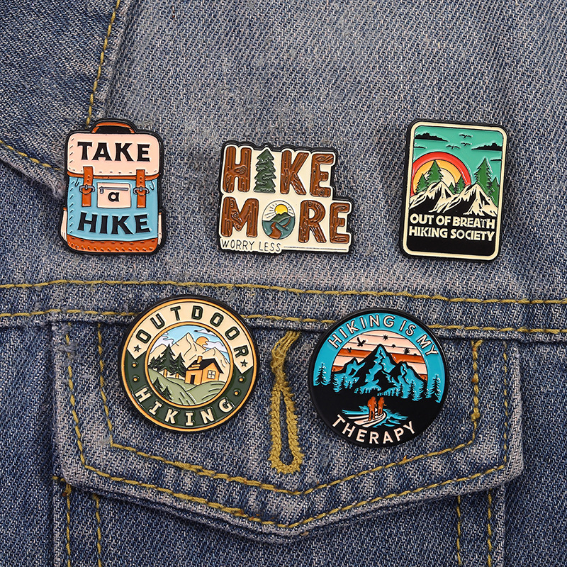 5pcs/set Outdoor Hiking Enamel - Outdoor Adventure Friends のレビューと価格