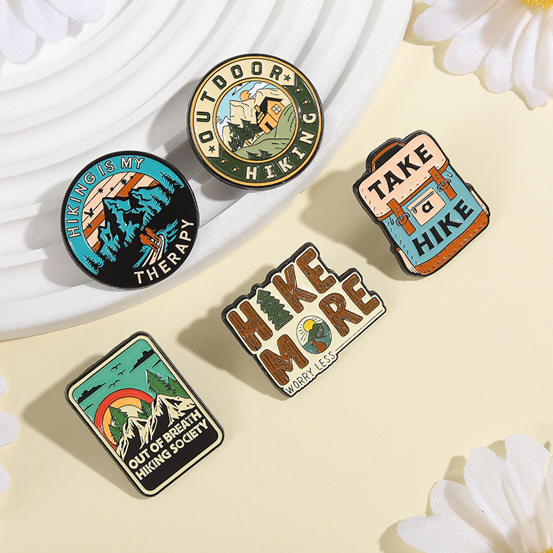 5pcs/set Outdoor Hiking Enamel - Outdoor Adventure Friends のレビューと価格