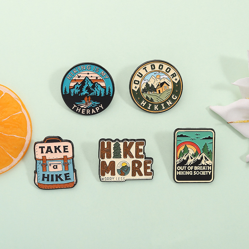 5pcs/set Outdoor Hiking Enamel - Outdoor Adventure Friends のレビューと価格
