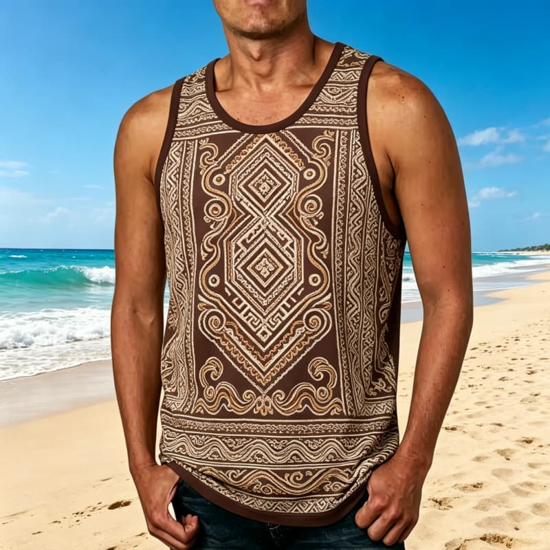 A unique tribal art printed ve - Outdoor Adventure Vacations のレビューと価格