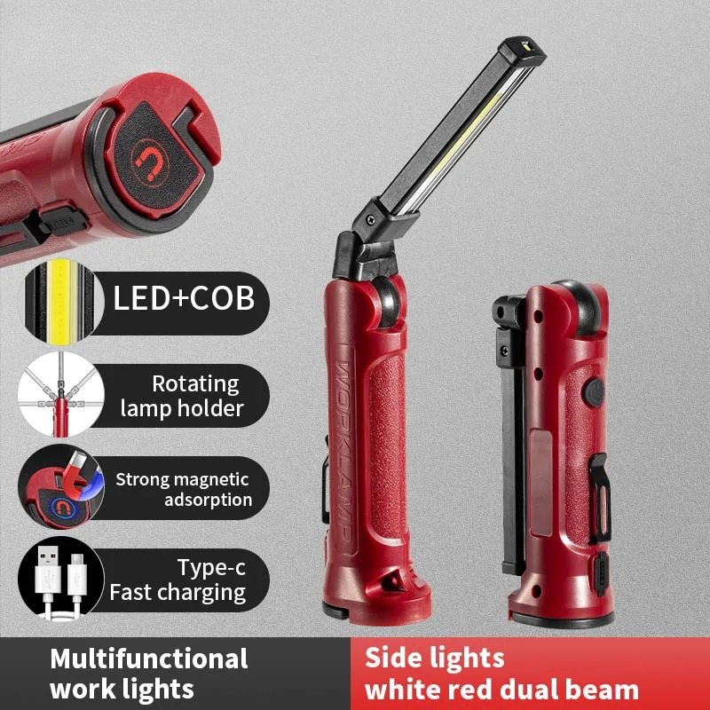 COB LED Work Light Rechargeabl - Outdoor Adventure Trips のレビューと価格