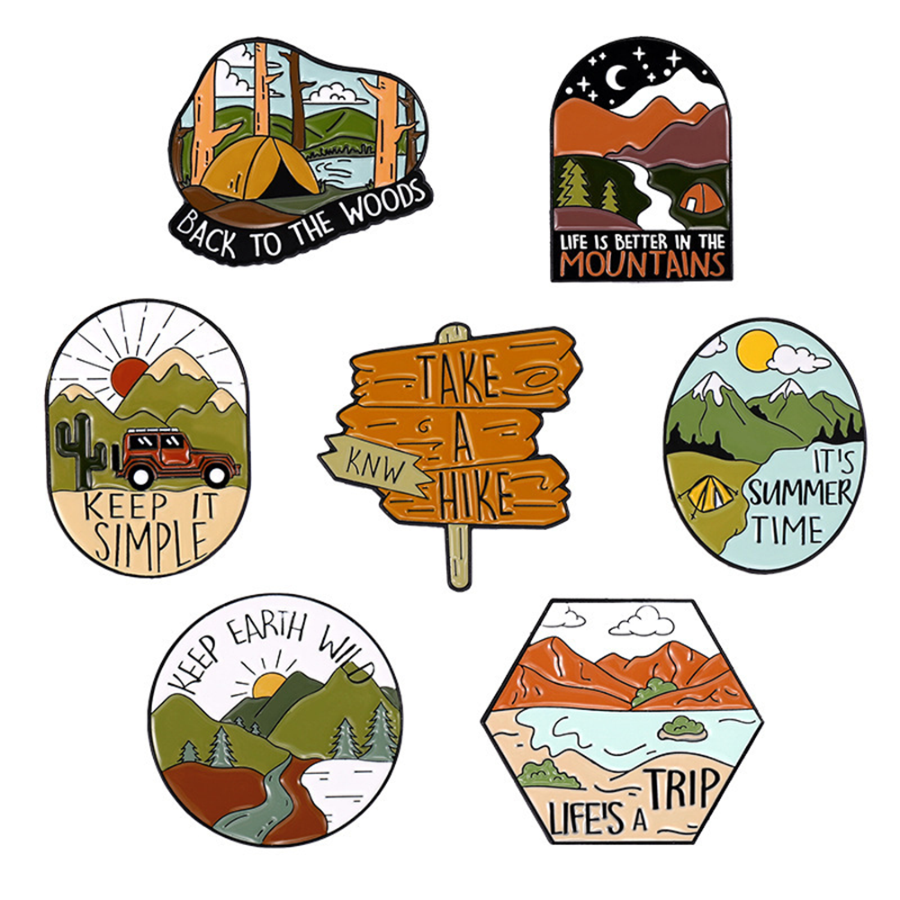 Outdoor Adventure Enamel Pins  - Outdoor Adventure Friends のレビューと価格