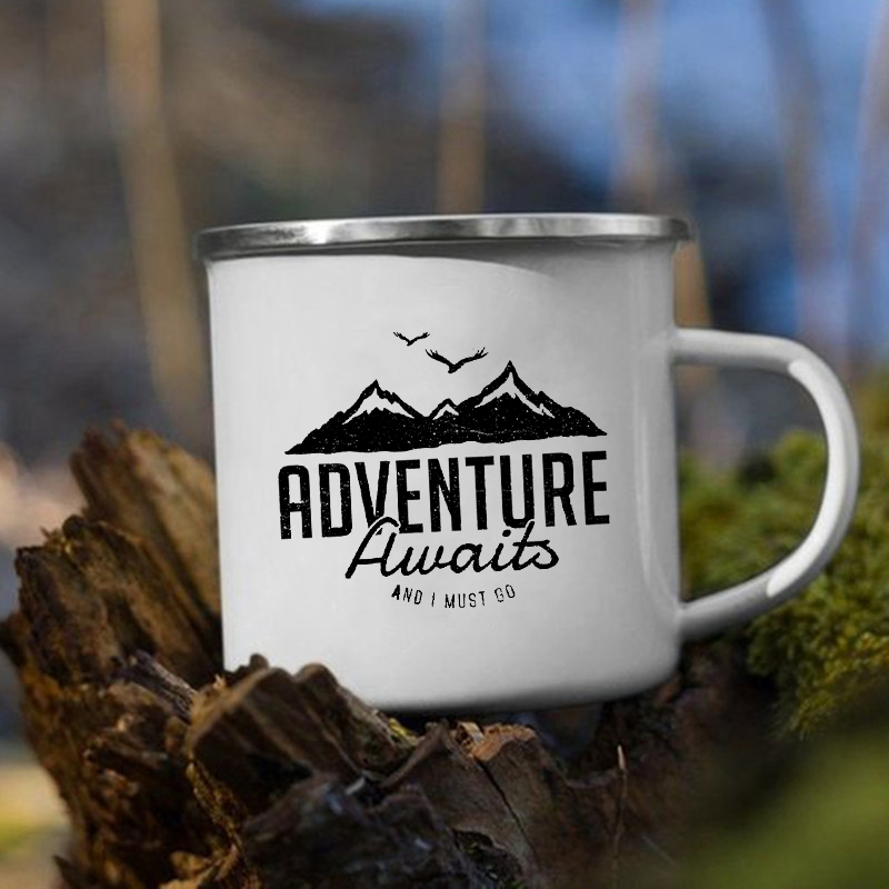 Adventure Awaits Camping Mugs  - Outdoor Adventure Friends のレビューと価格