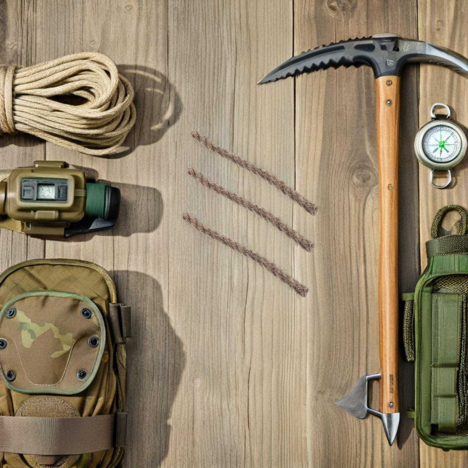 50pcs Fire Starter Rope Beeswa - Outdoor Adventure Kit のレビューと価格