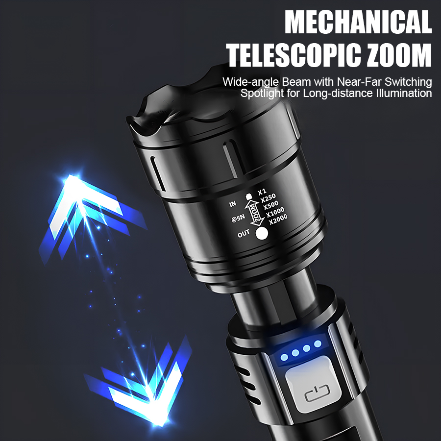 High Power P50 LED Flashlight  - Outdoor Adventure Trips のレビューと価格