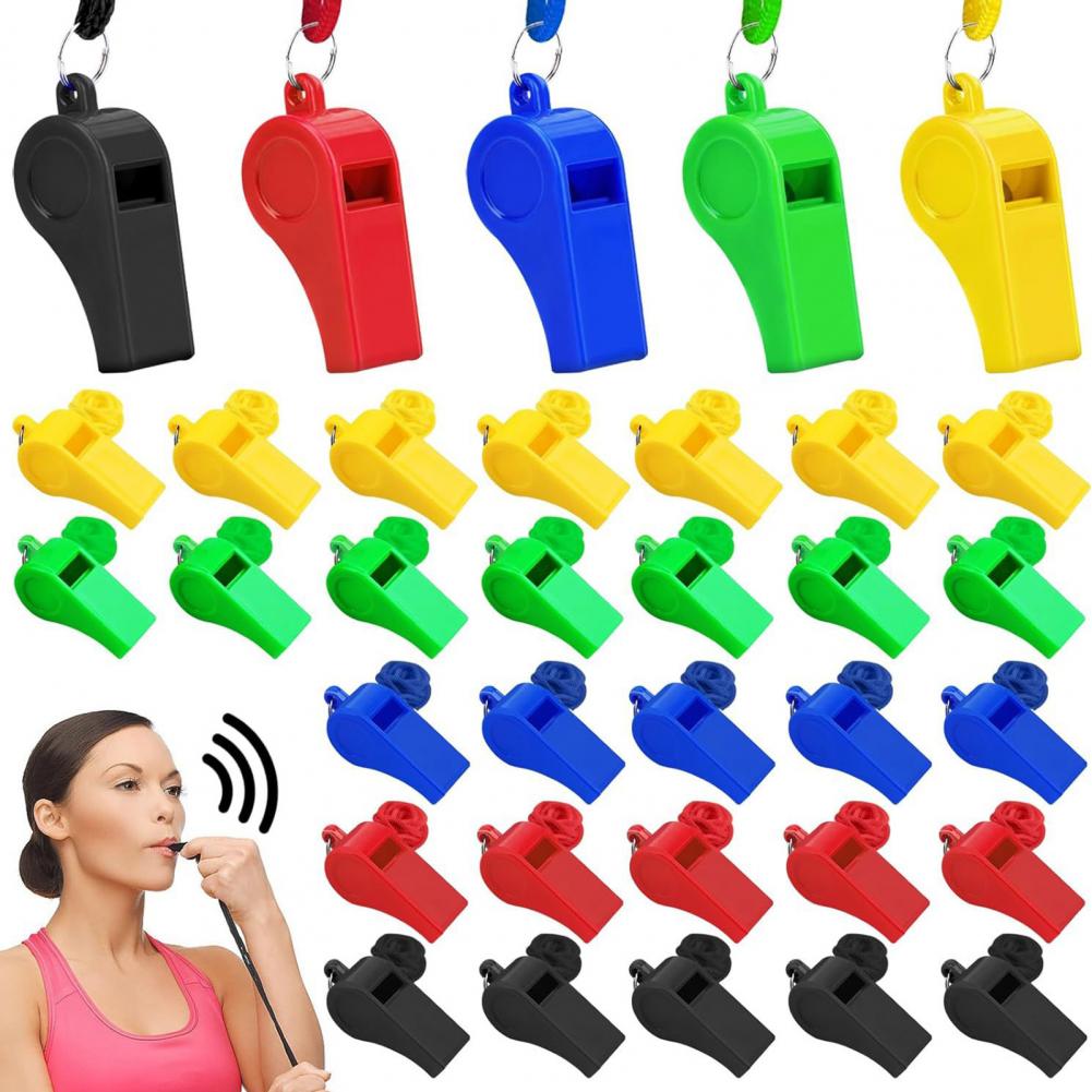 10Pcs Whistles With Lanyards L - Emergency Whistle Pea のレビューと価格