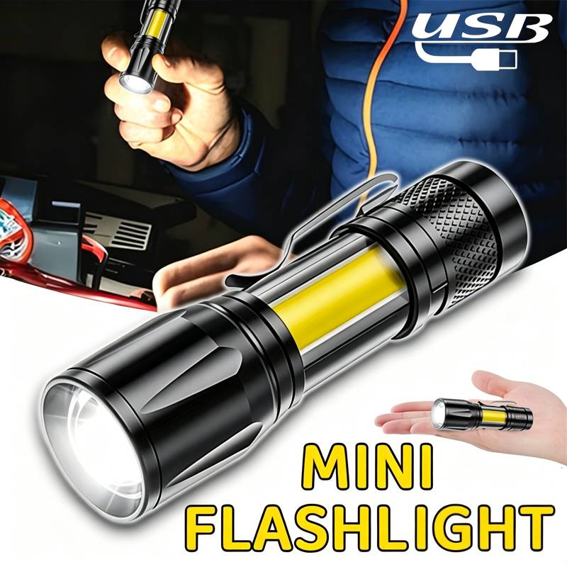 Mini LED Flashlight COB Floodl - Outdoor Adventure Trips のレビューと価格