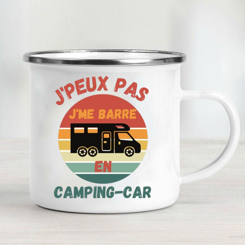 Camping Car Enamel Mug Adventu - Outdoor Adventure Festival のレビューと価格