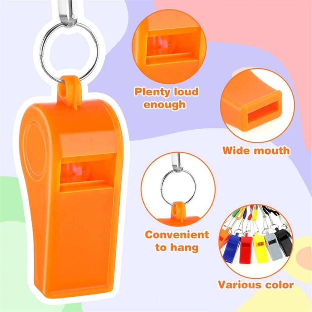 10Pcs Plastic Whistles with La - Emergency Whistle Pea のレビューと価格