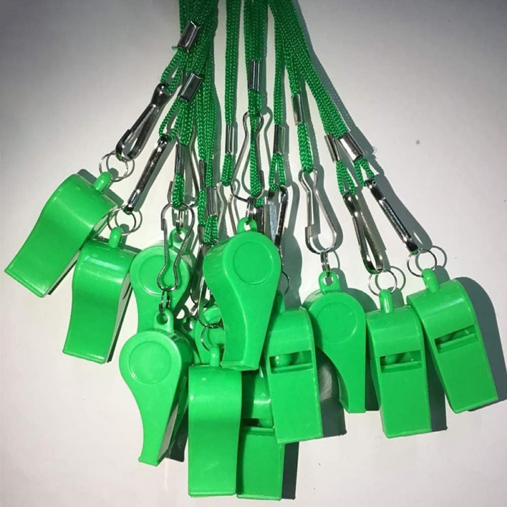10Pcs Plastic Whistles with La - Emergency Whistle Pea のレビューと価格