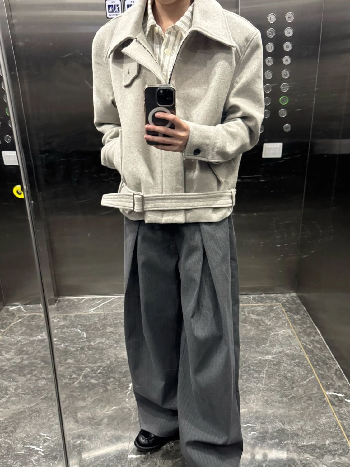 Wool Blend Jacket Man For Work - Outdoor Adventure Vacations のレビューと価格