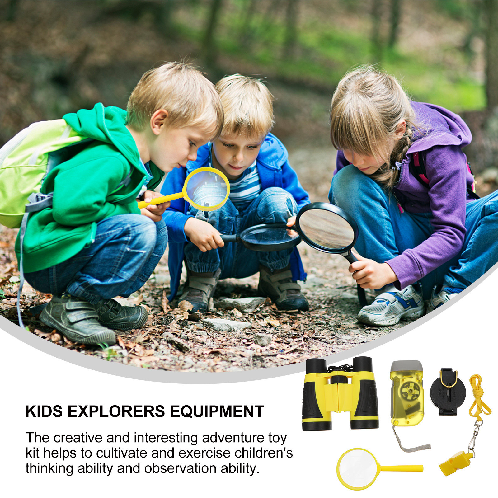 1Set Kids Outdoor Adventure In - Outdoor Adventure Kit のレビューと価格