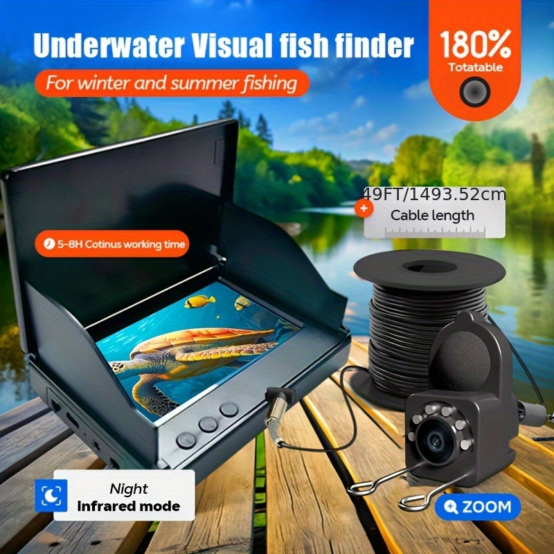 XHJ HD Fishing Monitor, 4.3 In - Outdoor Adventure Kit のレビューと価格
