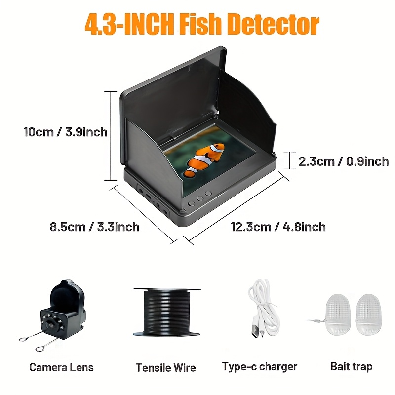 XHJ HD Fishing Monitor, 4.3 In - Outdoor Adventure Kit のレビューと価格