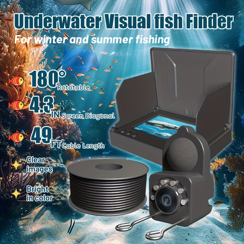 XHJ HD Fishing Monitor, 4.3 In - Outdoor Adventure Kit のレビューと価格