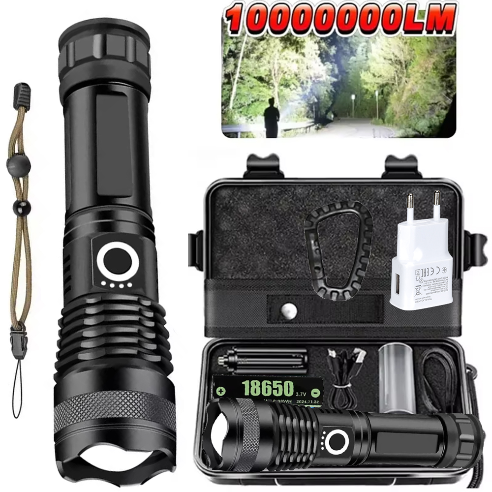 High Power LED Flashlight Rech - Outdoor Adventure Trips のレビューと価格